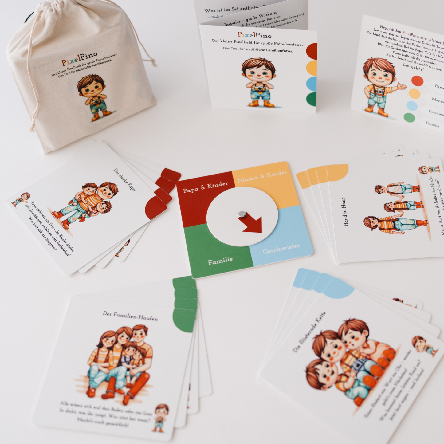 PixelPino - Das Tool für natürliche Familienfotos.