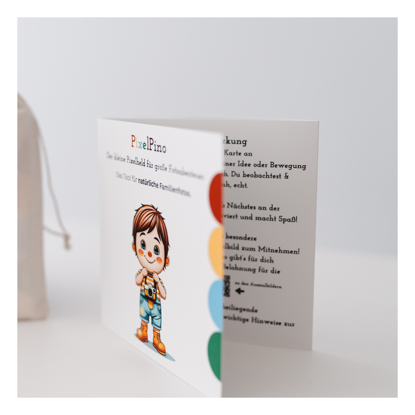 PixelPino - Das Tool für natürliche Familienfotos.